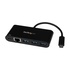 STARTECH Hub USB 3.0 a 3 porte con Gigabit Ethernet e Power Delivery - USB-C