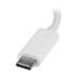 STARTECH Hub USB 3.0 a 3 porte con Gigabit Ethernet - USB-C a 3x USB-A - Bianco