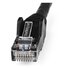 STARTECH N6LPATCH50CMBK cavo di rete Nero 0,5 m Cat6 U/UTP (UTP)
