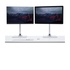 STARTECH Piedistallo per Monitor LCD LED Schermo Display - Braccio con altezza regolabile e sistema gestione cavi