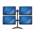 STARTECH Supporto Articolabile VESA per 4 Monitor - Stand per 4 Schermi fino a 27