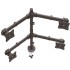 STARTECH Supporto per 4 Schermi VESA 27