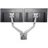 STARTECH Supporto per due monitor con montaggio su scrivania con pass-through USB a 2 porte integrato