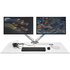 STARTECH Supporto per due monitor con montaggio su scrivania con pass-through USB a 2 porte integrato
