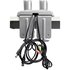 STARTECH Supporto per due monitor con montaggio su scrivania con pass-through USB a 2 porte integrato
