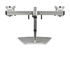 STARTECH Supporto per due monitor - Orizzontale - Argento