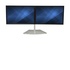 STARTECH Supporto per due monitor - Orizzontale - Argento