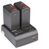 Swit S-3602U Alimentatore/Caricabatterie rapido doppio simultaneo per batterie Sony serie U
