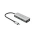 Targus HYPER HD41-GL hub di interfaccia USB 2.0 Type-C Nero, Grigio