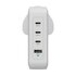 Targus HYPER HJ1001WHWWGL Caricabatterie per dispositivi mobili Controller per videogiochi, Telefono cellulare, Netbook, Computer portatile, Smartphone, Tablet Bianco AC Ricarica rapida Interno