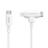Targus HYPER HyperJuice cavo USB USB 2.0 1,5 m USB C USB C/Lightning Bianco