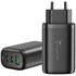TECHMADE ALIM.NOTEBOOK 65W 2USBC 1USBA NERO