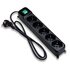 Tecnoware FMP5GIG Prolunga 1,5 m 5 presa(e) AC Interno Nero, Verde