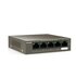 TENDA TEG1105P-4-63W switch di rete Non gestito L2 Gigabit Ethernet (10/100/1000) Supporto Power over Ethernet (PoE) Nero