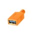 Tether Tools Cavo da USB-C a adattatore USB femmina 4.6m arancio