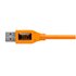 Tether Tools Cavo USB-A Mini-B angolare 50cm Arancione