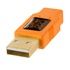 Tether Tools TetherPro USB 2.0 A/MiniB 5 Pin 4,6m Orange