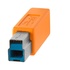 Tether Tools TetherPro USB 3.0 A-B Stecker 4,6m orange