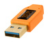 Tether Tools TPro USB 3.0 - Micro-B Right Angle 4.6m Arancione