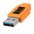 Tether Tools USB 3.0 a USB-C 4,60m arancione