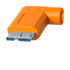 Tether Tools USB-C a 3.0 Micro- B Right Angle 4,60m arancio