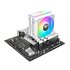 Thermaltake ASTRIA 200 Raffreddatore d'aria 12 cm Bianco 1 pz