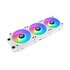 Thermaltake CT140 EX ARGB Sync bianca (confezione da 3 ventole) - attacco magnetico