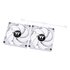Thermaltake CT140 PC Case per computer Ventilatore 14 cm Bianco 2 pz