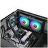 Thermaltake LA240-S ARGB Kit di raffreddamento a liquido 12 cm Nero 1 pz