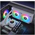 Thermaltake TH240 V2 ARGB Raffreddamento a liquido 24 cm Bianco 1 pz