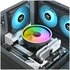 Thermaltake UX150-L ARGB Sync Raffreddatore d'aria 13 cm Nero 1 pz