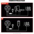 Thrustmaster T128 Volante Force Feedback con Pedali Magnetici compatibile con PlayStation 5 PlayStation 4 e PC