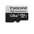 Transcend 350V memoria flash 128 GB MicroSDXC Classe 10 UHS-I