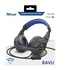 Trust GXT 307B Ravu Gaming Headset for PS4 Cuffia Nero, Blu