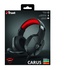 Trust GXT 323 Carus Cuffia 3.5 mm Nero, Rosso