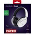 Trust GXT 489W FAYZO Auricolare Cablato A Padiglione Giocare Nero, Bianco