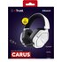 Trust GXT 493W Carus Auricolare Con cavo e senza cavo A Padiglione, Casco Gaming USB Type-C / USB Type-A Bluetooth Bianco