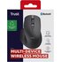 Trust Ozaa+ mouse Ufficio Mano destra RF senza fili + Bluetooth Ottico 3200 DPI Nero