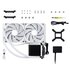 TRYX PANORAMA ARGB 280 a liquido con display AMOLED 3D - 280mm Bianco