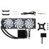 TRYX PANORAMA 360 ARGB AiO Water Cooling, 3D AMOLED Display - 360mm, black