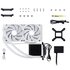 TRYX PANORAMA ARGB 240 a liquido con display AMOLED 3D - 240mm Bianco