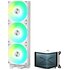TRYX RAFF LIQUIDO PANORAMA 360 ARGB AIO 3D-AMOLED DISPLAY 360mm WHITE