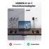 Ugreen Caricatore USB da muro 30W Diginest, GaN, 1x Type-C, 2xUSB3, 1x Schuko, Black