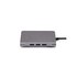 URBAN FACTORY TCM16UF Replicatore di porte e docking station per notebook Cablato USB 3.2 Gen 1 (3.1 Gen 1) Type-C Grigio