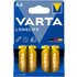 Varta 1x4 Longlife Extra AA Mignon