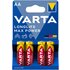 Varta 1x4 Max Tech AA Mignon