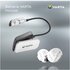 Varta Book Light (incl. 2x CR2032 Celle a bottone, con impugnatura a clip e collo flessibile) argento/nero, luce a clip