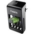 Varta LCD Plug Charger+ 4x AA 56706 2100mAh