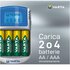 Varta Power LCD Charger 12V USB 4 batterie
