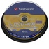 Verbatim 1x10 Verbatim DVD+RW 4,7GB 4x Speed matt Silver Cakebox